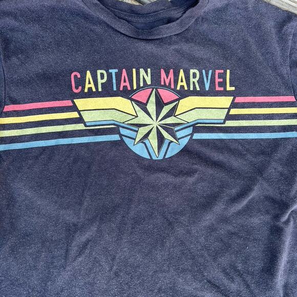 Marvel -Captain Marvel, short sleeve, crewneck, gray women’s S, T-shirt - Picture 1 of 6